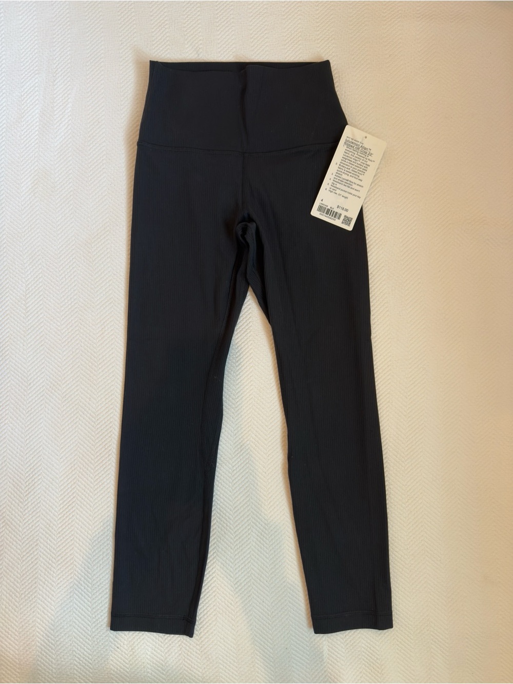 NWT Lululemon Align Ribbed High Rise Crop 23”, Size 4